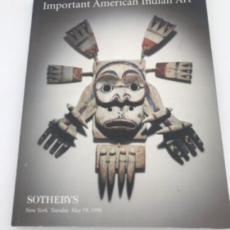 Sotheby’s Important American Indian Art - 5/19/98