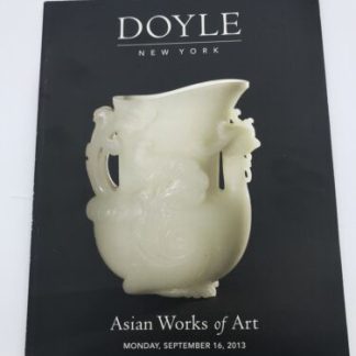 Doyle Auction Catalog Belle Asian Works Of Art 9/16/13
