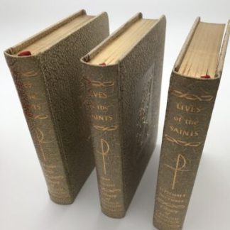 "LIBRARY OF CATHOLIC DEVOTION-The Lives of The Saints" 3-VOLUMES SET VINTAGE