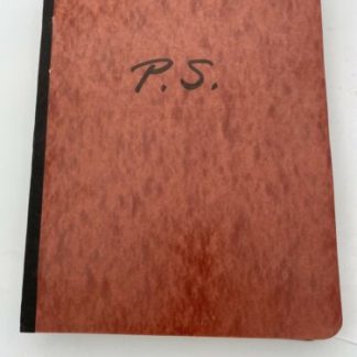 P.S. By Pete Fisher 1983 *One Of A Kind manuscript* Novel Sequel To Dreamlovers