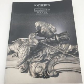 Sotheby’s Important Silver - NY Nov 2 & 3 1989