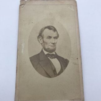 ABRAHAM LINCOLN CIVIL WAR VINTAGE PHOTOGRAPH CARD CDV