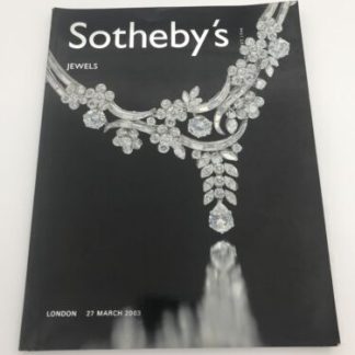 Sotheby’s Jewels 3/27/03