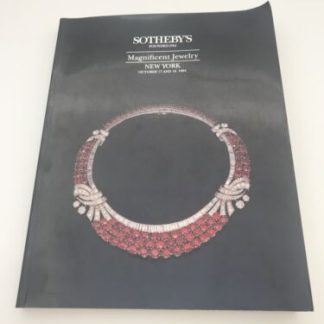 Sotheby’s Magnificent Jewelry - October 17,18 1994