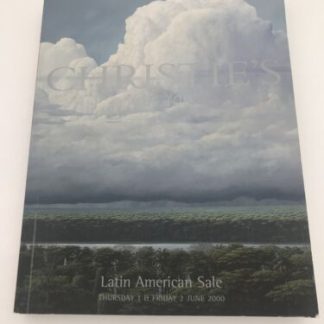 Christie's Latin American Sale Auction Catalog Book June 1,2 2000