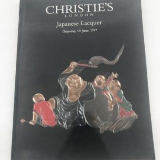 Christie's Japanese Lacquer Auction Catalog Book June 19, 1997