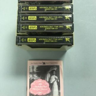 120 Melodies That Will Live Forever - 5 Cassettes + Book - 1987 Reader's Digest.