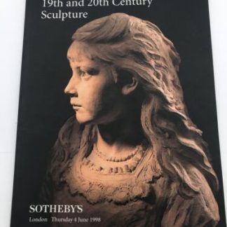 Sotheby’s Catalog 19th and 20th century sculpture June 4, 1998