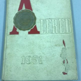 Alfred University Yearbook Kanakaden 1951 New York Year Book With Signatures