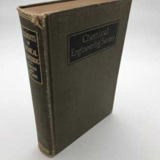 Elements of Chemical Engineering by Walter Badger & Warren McCabe 1936 Hardcover