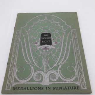 Original 1929 Packard Eight Medallions in Miniature Sales Brochure