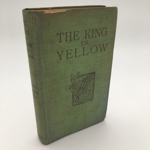 THE KING IN YELLOW, Robert W. Chambers, 1895, 1ST Edition 2nd Printing Signed