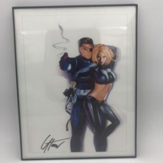 GREG HORN 11X8.5 GLOSSY SIGNED PRINT BLACK WIDOW NICK FURY AGENTS OF SHIELD