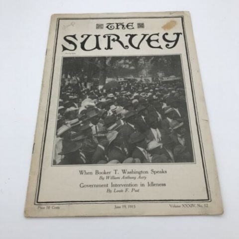 The Survey Magazine Social Reform Progressive 1915 Vol 34 Booker T Washington
