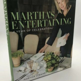 Martha's Entertaining: A Year of Celebrations 2011 1st Ed. Signed Auntie Martha
