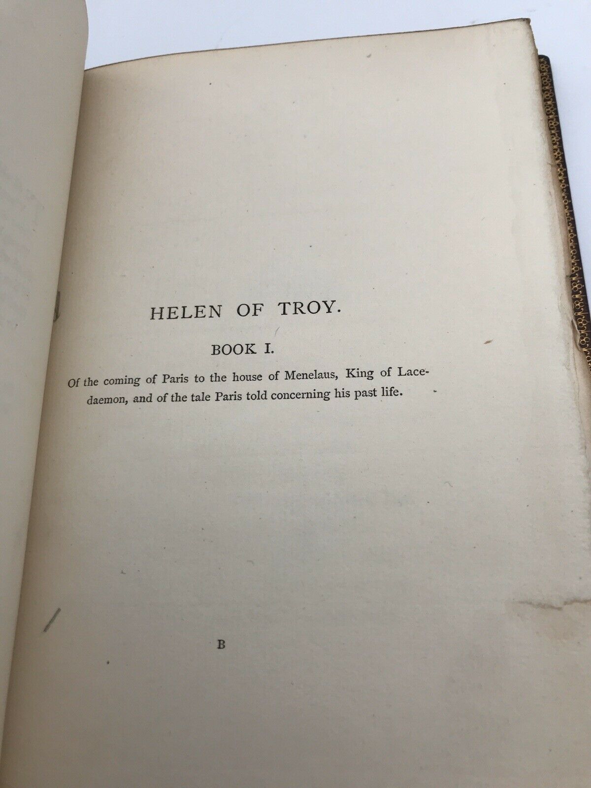 Helen Of Troy By A. Lang 1882 Fine Binding - Image 10