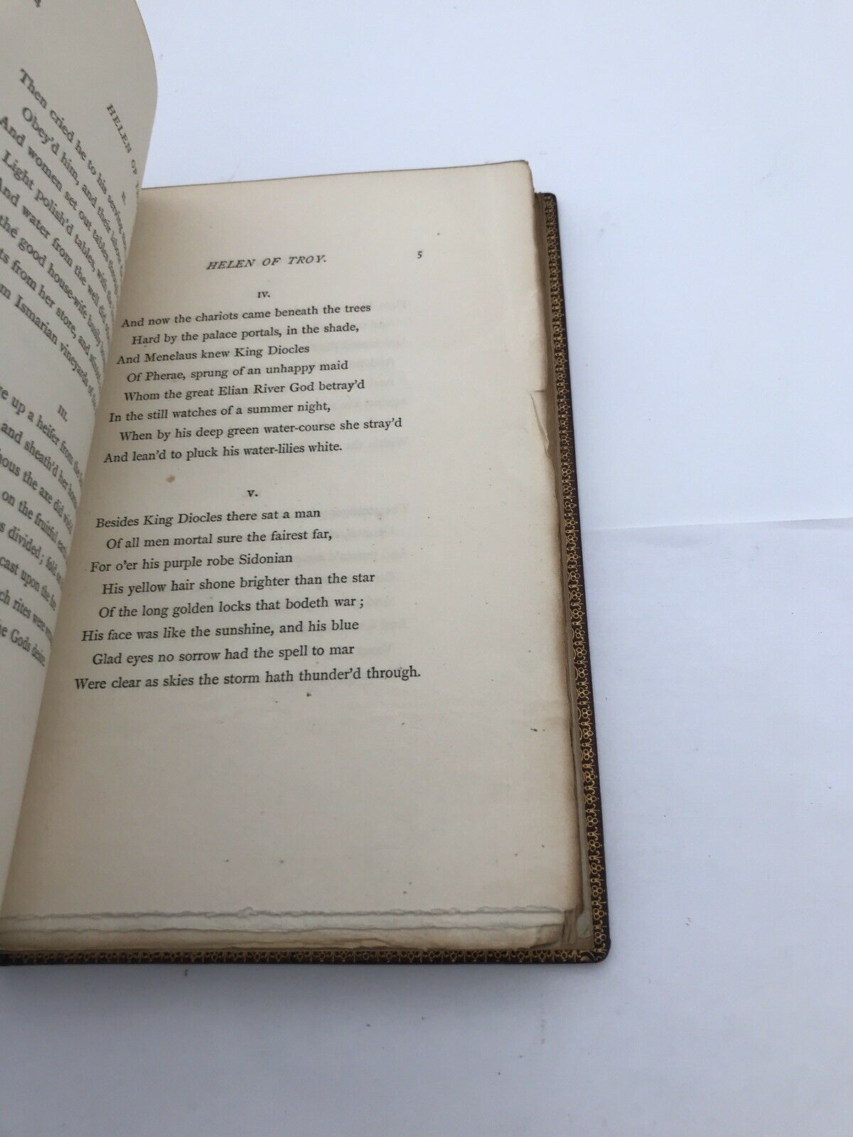 Helen Of Troy By A. Lang 1882 Fine Binding - Image 11