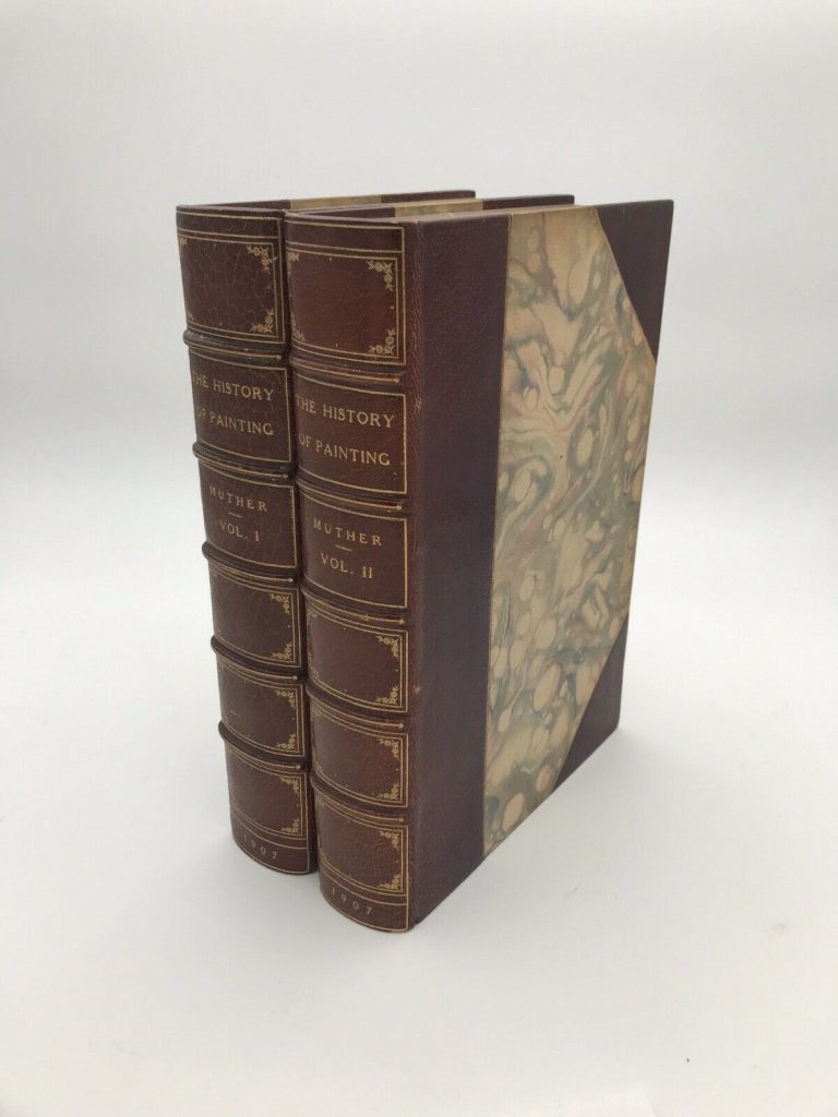 The History Of Painting By Richard Muther 1907 (2 Vol Set) Fine Binding
