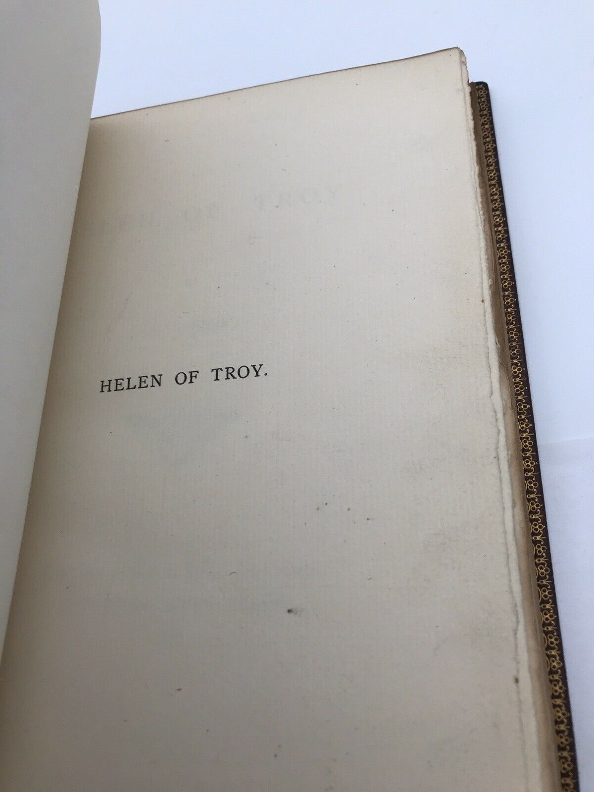 Helen Of Troy By A. Lang 1882 Fine Binding - Image 8