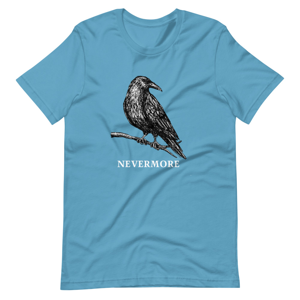 Edgar Allan Poe’s The Raven Nevermore T-Shirt - Image 4