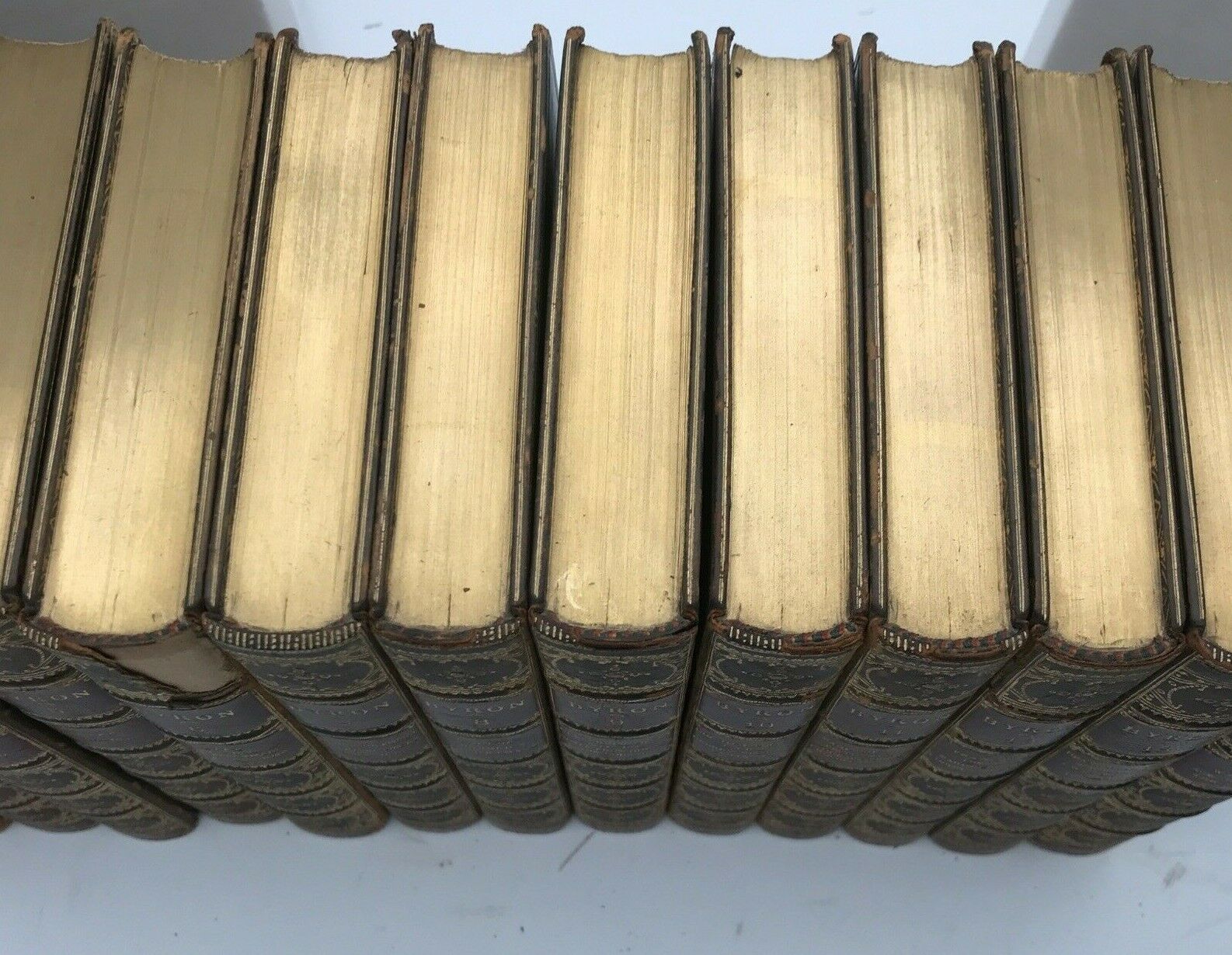 The Works Of Lord Byron 1832-1833 17 Volumes Complete Fine Bindings Don Juan - Image 12
