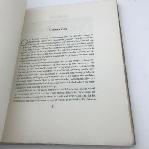 Laurence Sterne / Limited Editions Club Sentimental Journey Through Signed 1St - Image 5