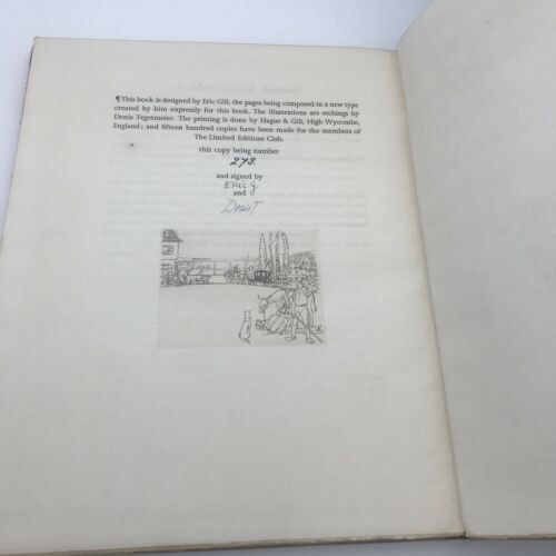 Laurence Sterne / Limited Editions Club Sentimental Journey Through Signed 1St - Image 8