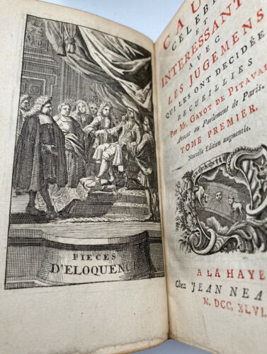 Causes célèbres et intéressantes avec les jugemens - 1746, 22 Tomes Fine Binding - Image 11