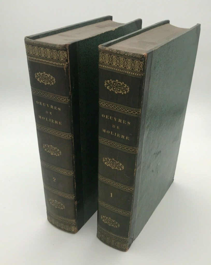 Oeuvres De Moliere 1835 and 1836 - De Bradford Arma comitis – Weston Library