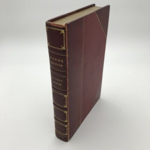 The Collected Poems of Rupert Brooke: With a Memoir 1918 Fine Binding