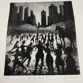 Bill Jacklin (b. 1943) Bill Jacklin (US 1943-) "After The Event 1 - Engraving