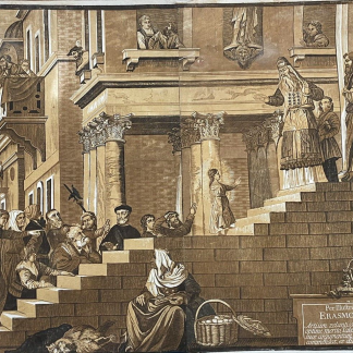 Presentation of the Virgin in the Temple after Titian 1742 John Baptist Jackson