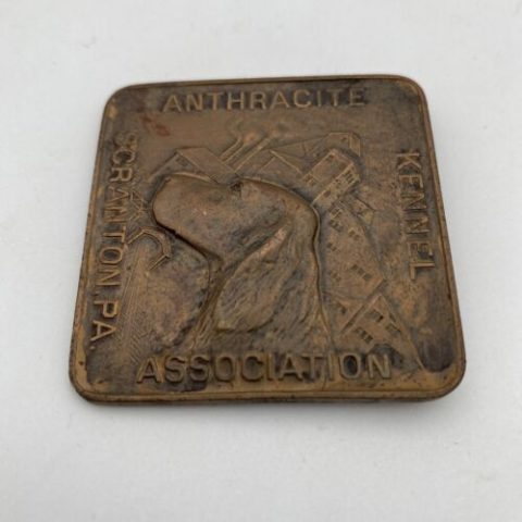 Antique Medal Anthracite Kennel Club Scranton PA