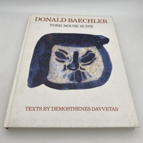 Donald Baechler: York House Suite By Demosthenes Davvetas - Inscribed