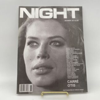 NIGHT Number 36 1997 - NYC Avant-garde Magazine - Carre Otis on cover