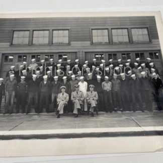 WWII US NAVY Unit Sailors And Officers