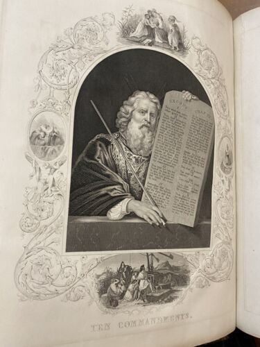 William W. Harding 1865 Holy Bible - Old And New Testaments - Image 4