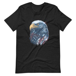 Patriotic American Eagle Head Unisex t-shirt