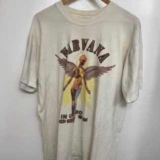 Genuine Vintage 1993 Nirvana In Utero XL Concert Tee Shirt