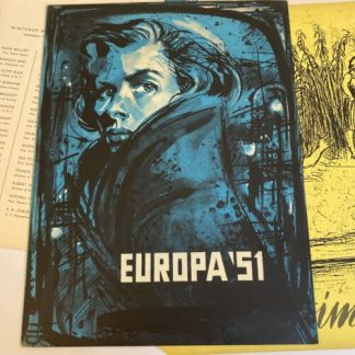 ITALIAN FILM WEEK Portfolio, Great illustrators, campaing book, 1952