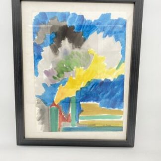 Ce Roser Abstract Watercolor Painting - Cecilia Roser - feminist artist feminism