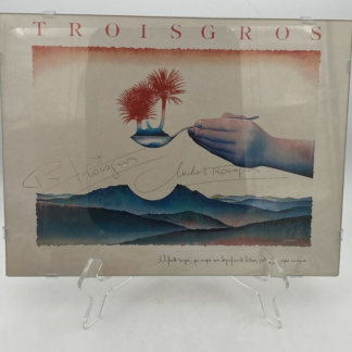 Troisgros - Restaurant Menu signed by Pierre Troisgros