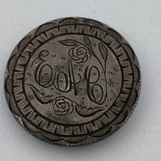 1800? Antique Coin Love Token Pin, Silver Quarter Coin, Seated Liberty
