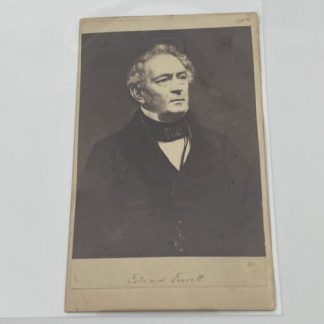 Edward Everett 20th Secretary Of State Of United States Original CDV