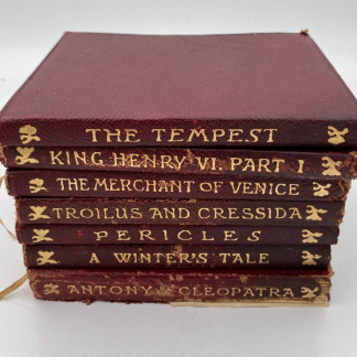 ~1906 CAMBRIDGE EDINBURGH, G.B. THE TEMPLE SHAKESPEARE 7 BOOK COLLECTION