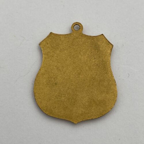 VINTAGE Nassau POLICE Conference Glen Cove PBA SHIELD PENDANT - Image 3
