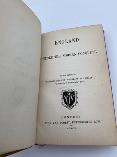 England Before The Norman Conquest 1851 - Image 7