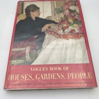 DIANA VREELAND - VOGUE'S BOOK OF HOUSES,GARDENS, PEOPLE - 1968 1ST ED Ex Library