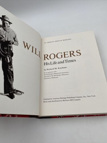 Will Rogers The Man and His Times By Richard McKetchum, Book and Hard Cover - Image 12