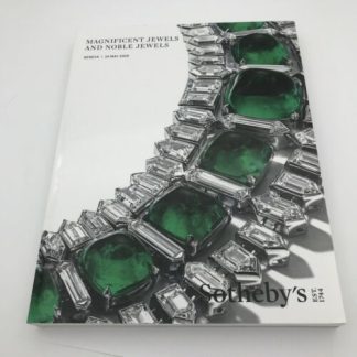 Sotheby’s Auction Catalog Magnificent Jewels & Noble Jewels Geneva May 14, 2019
